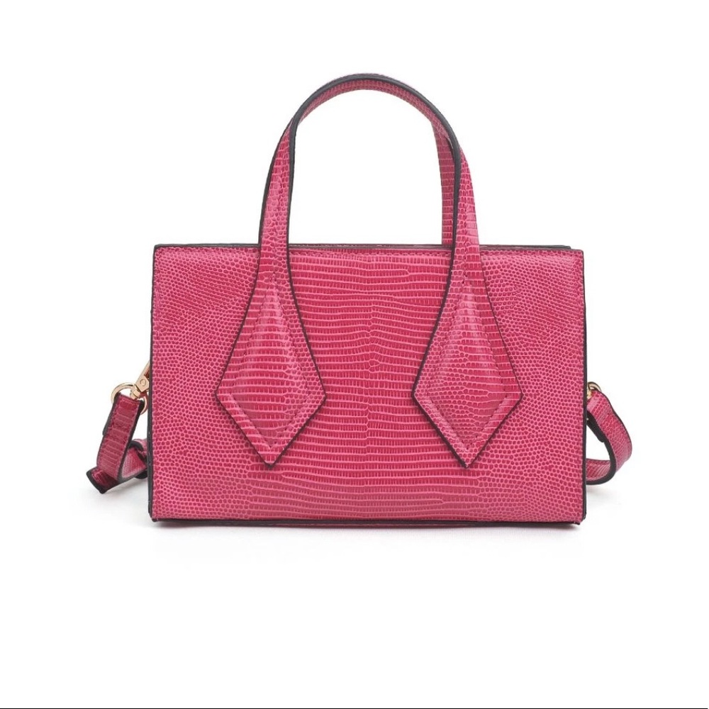 Urban Magenta Holland Lizard Crossbody Bag - Picture 4 of 4